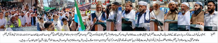 جہلم//مکہ مکرمہ اور مدینہ منورہ کی سرزمین عالم اسلام کے لیےریڈ لائن ہے۔ حافظ عبدالحمید عامرہم سب تحفظ حرمین شریفین کے لیے تن من دھن نچھاور کرنے کو تیا ر ہیں۔ مقررین کا متفقہ اعلامیہ